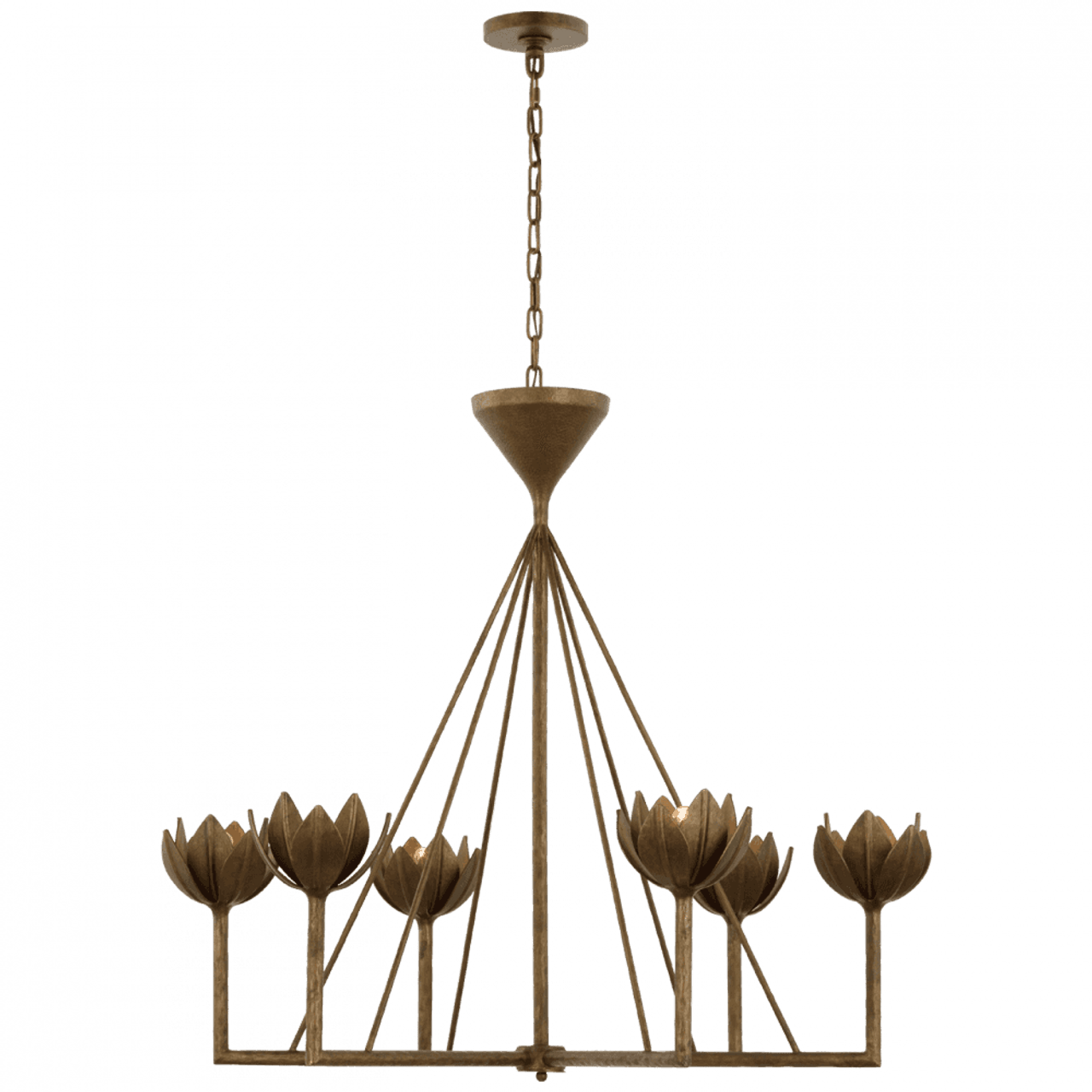 Alberto Large Low Ceiling Chandelier