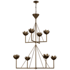 Alberto Large Two Tier Chandelier