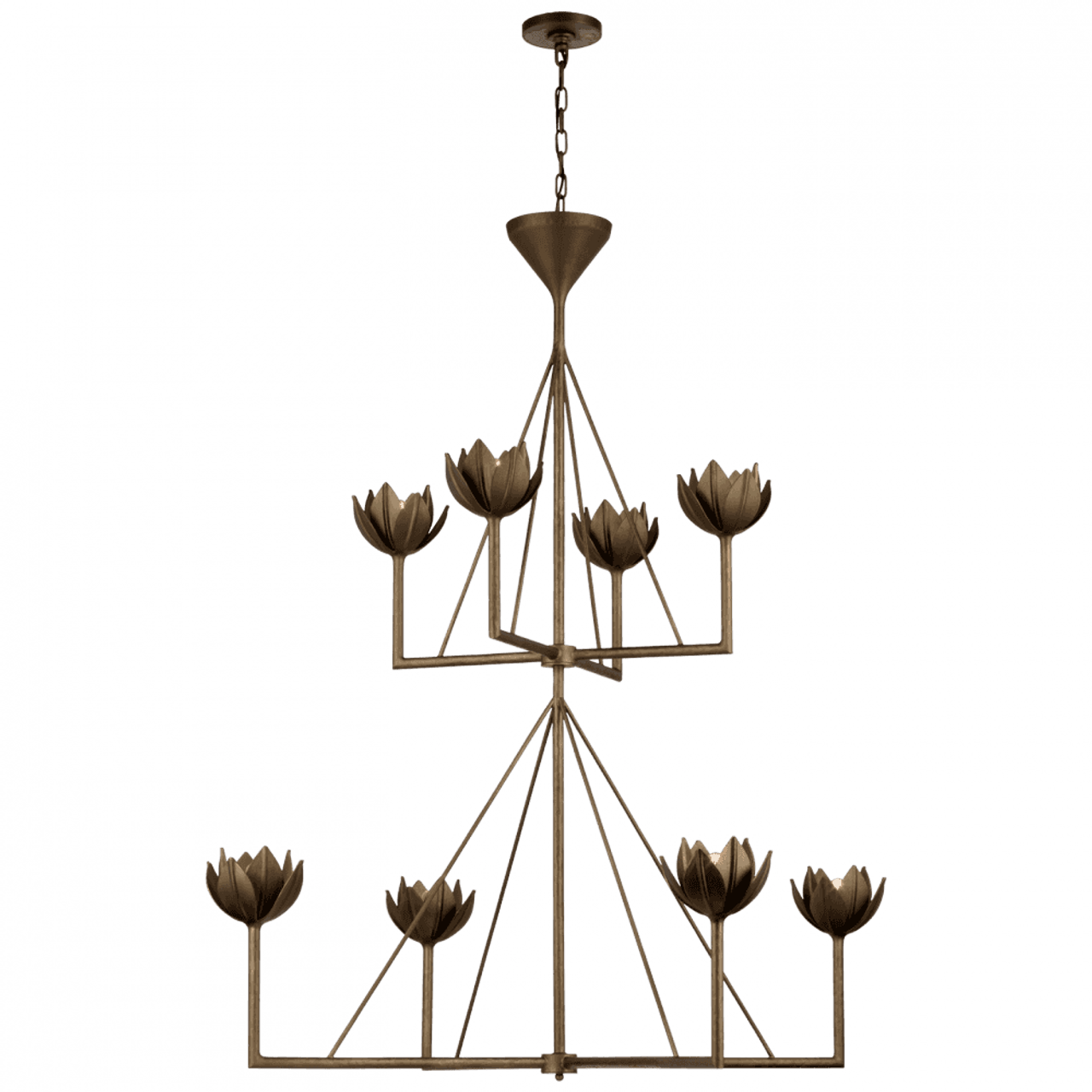 Alberto Large Two Tier Chandelier