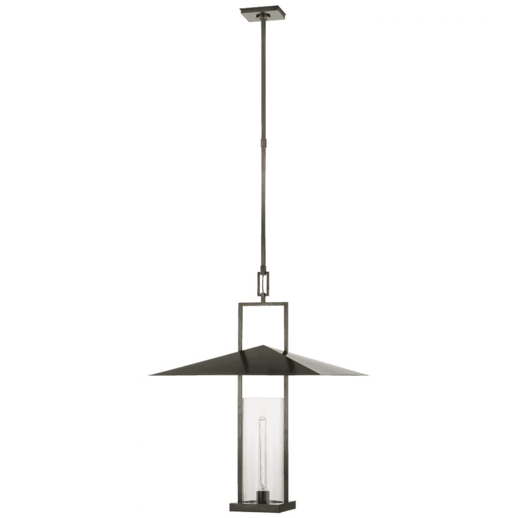 Cara Large Sculpted Pendant - Polished Nickel