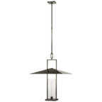 Cara Large Sculpted Pendant - Polished Nickel