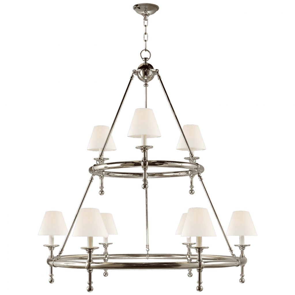 Classic Two-Tier Ring Chandelier
