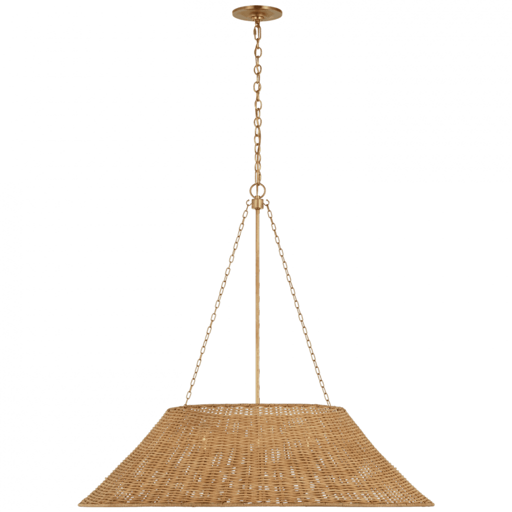 Jasmine Pendant, 1-Light, LED, Gold, 36"W (284-42-GL 95FN)