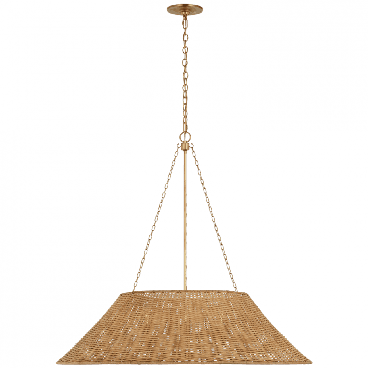 Jasmine Pendant, 1-Light, LED, Gold, 36"W (284-42-GL 95FN)