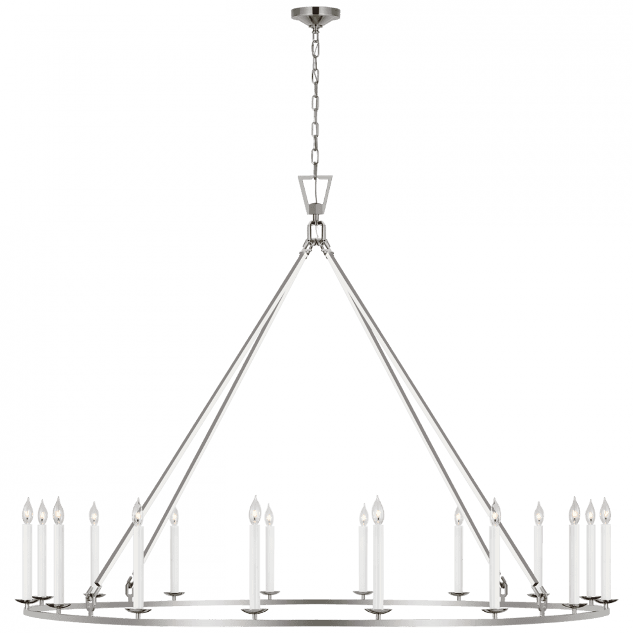 Darlana Oversized Single Ring Chandelier