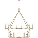 Darlana Oversized Two Tier Chandelier