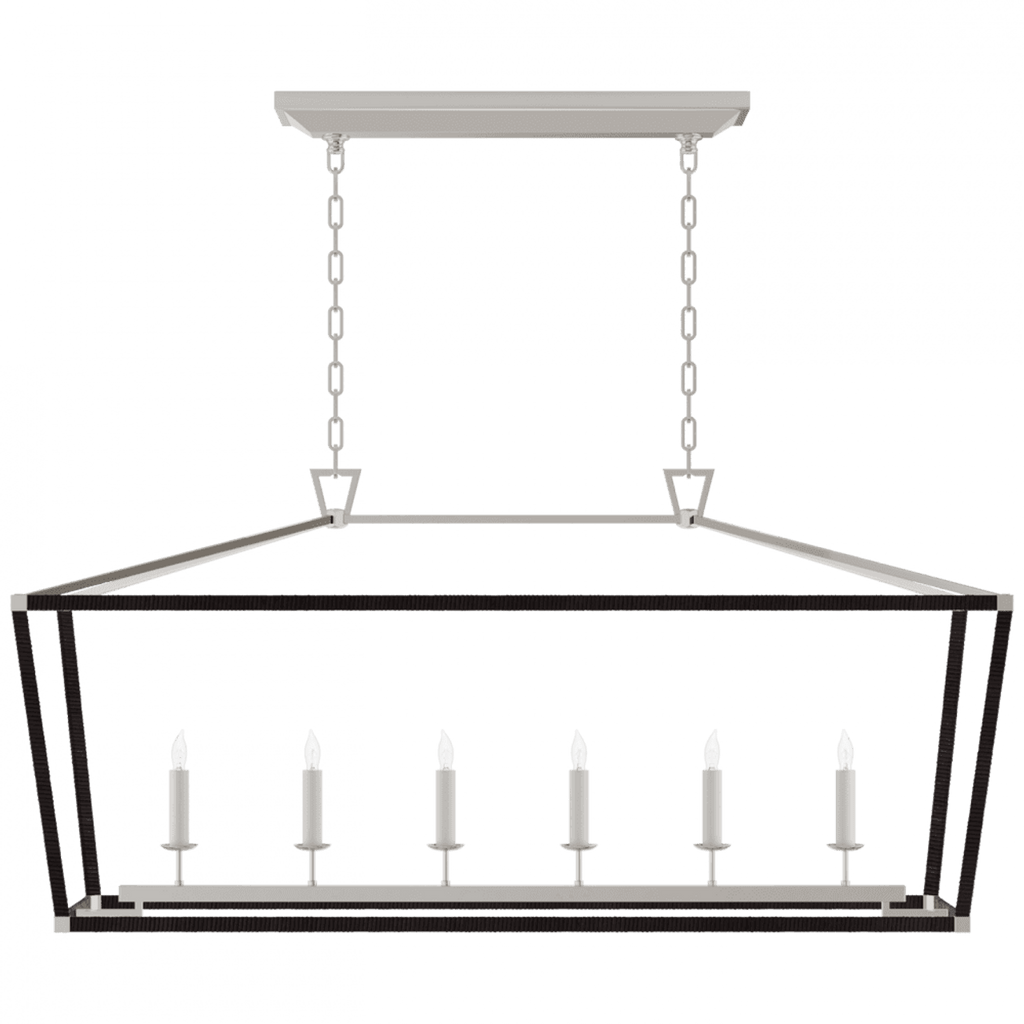 Darlana Large Rattan Wrapped Linear Lantern