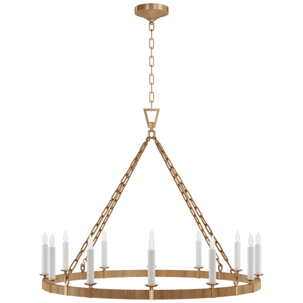 Darlana Large Wrapped Ring Chandelier