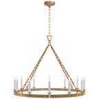 Darlana Large Wrapped Ring Chandelier