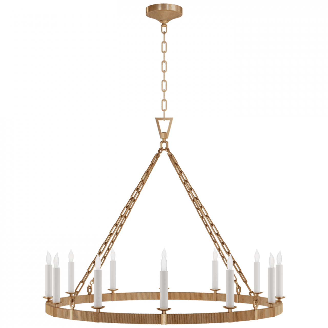 Darlana Large Wrapped Ring Chandelier