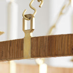 Darlana Large Wrapped Ring Chandelier