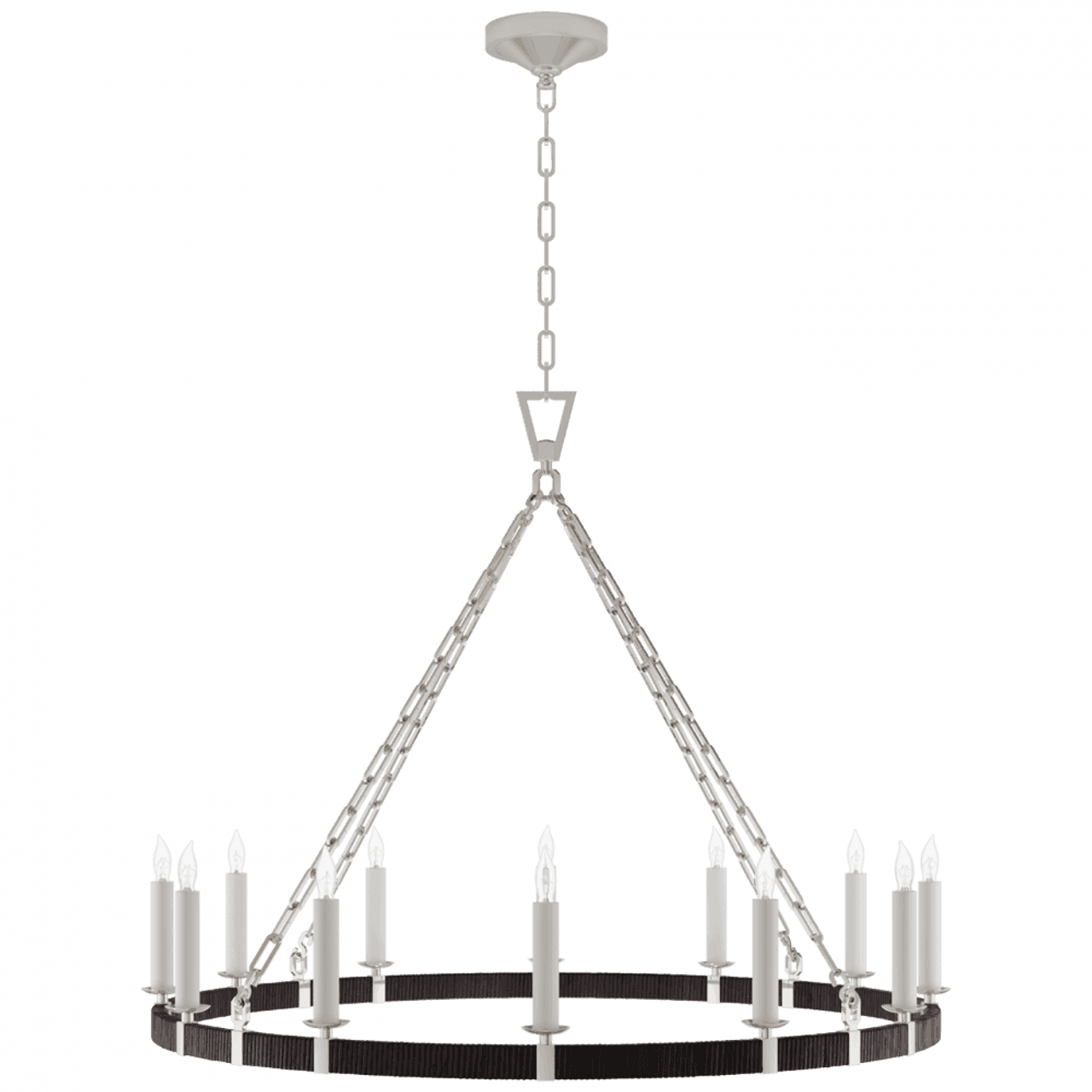 Darlana Large Wrapped Ring Chandelier