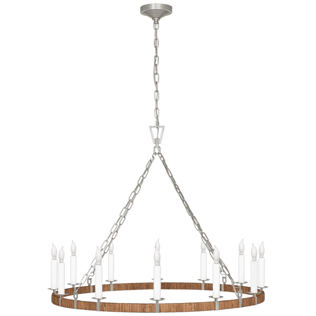 Darlana Large Wrapped Ring Chandelier