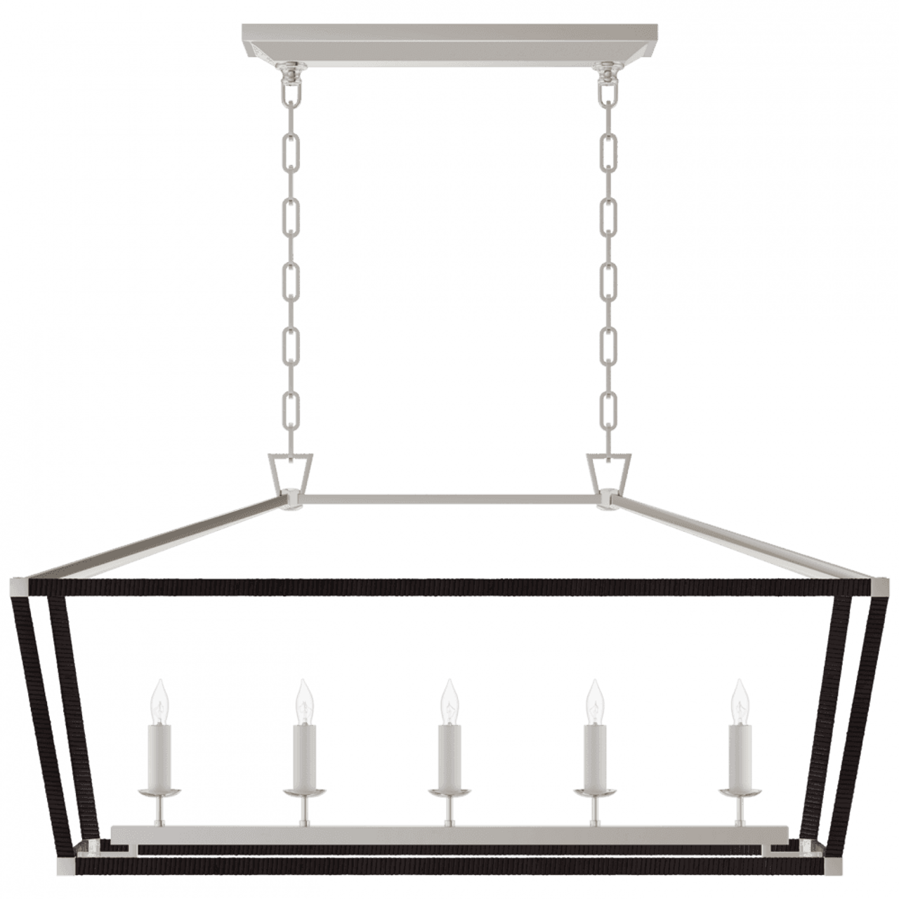 Darlana Medium Rattan Wrapped Linear Lantern