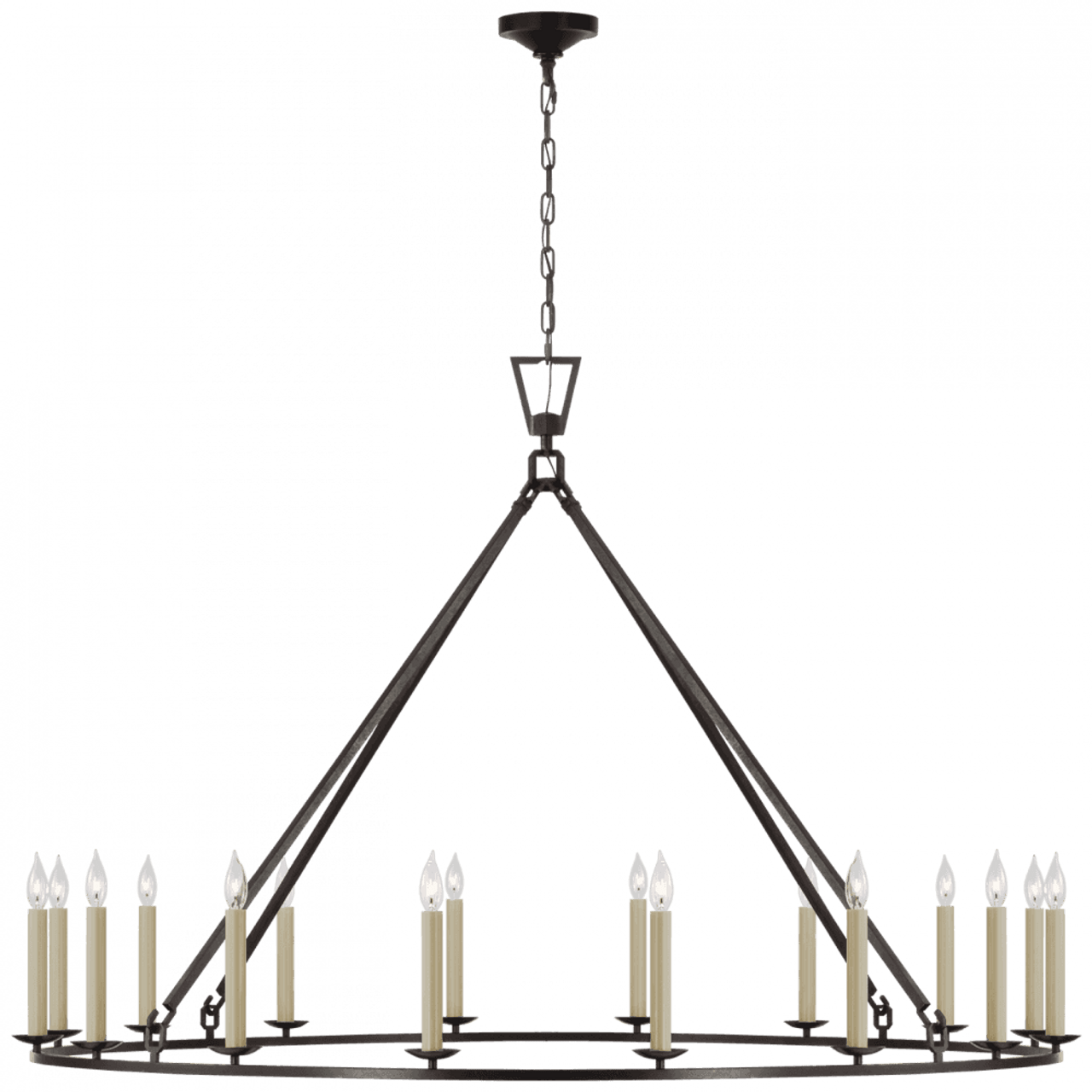 Darlana Oversized Single Ring Chandelier