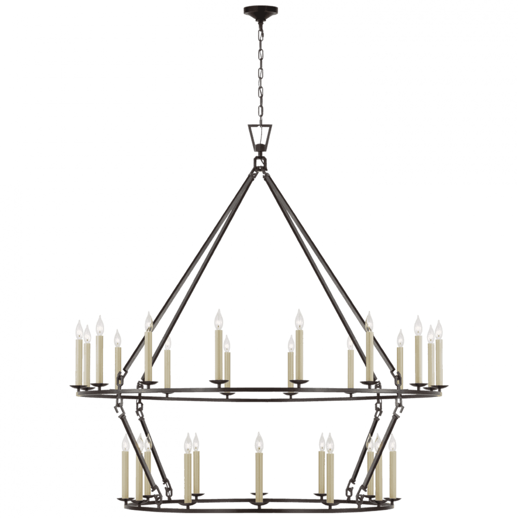 Darlana Oversized Two Tier Chandelier