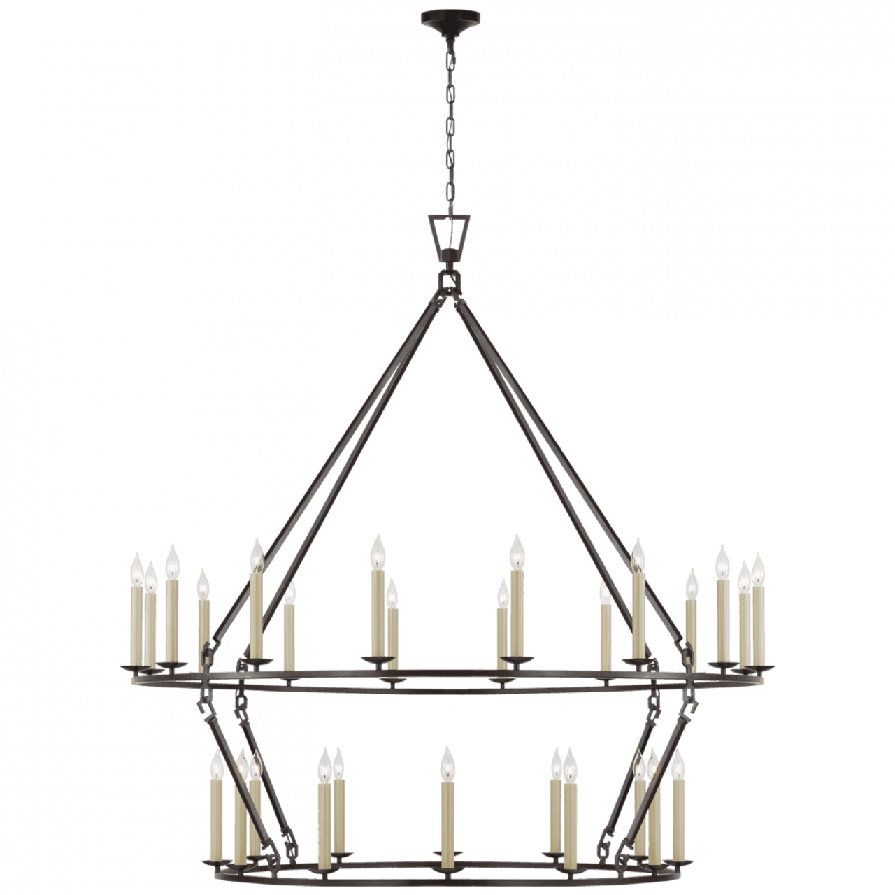 Darlana Oversized Two Tier Chandelier