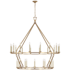 Darlana Oversized Two Tier Chandelier