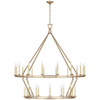 Darlana Oversized Two Tier Chandelier