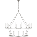 Darlana Oversized Two Tier Chandelier