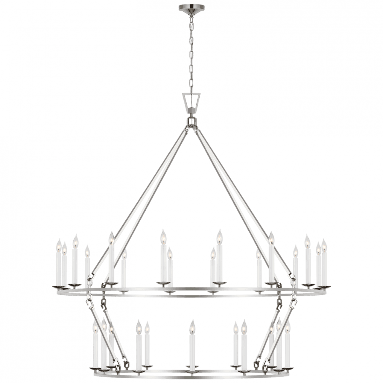 Darlana Oversized Two Tier Chandelier