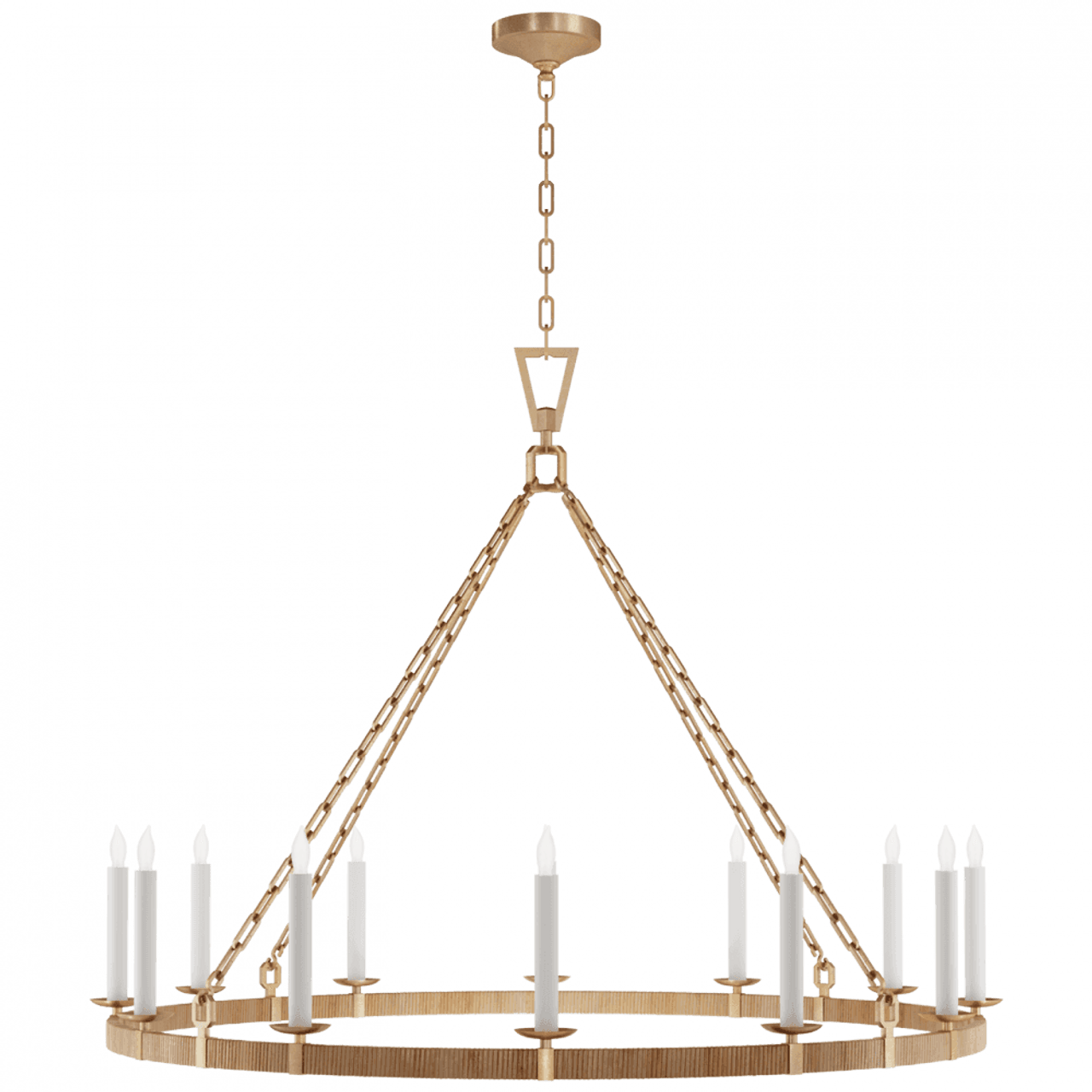 Darlana X-Large Wrapped Ring Chandelier