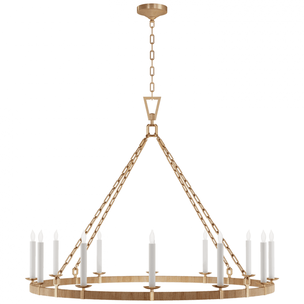 Darlana Large Wrapped Ring Chandelier