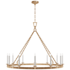 Darlana Large Wrapped Ring Chandelier