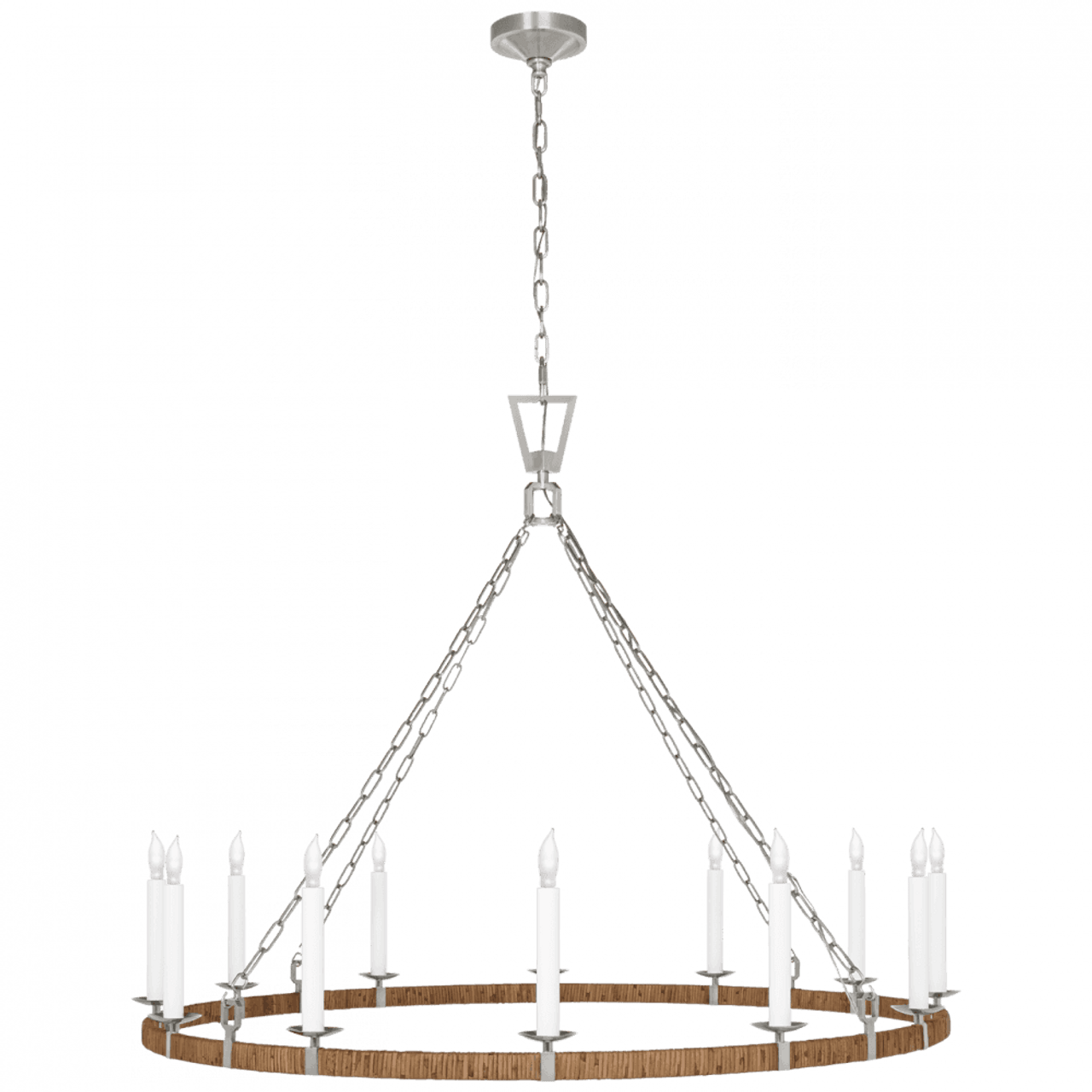 Darlana Large Wrapped Ring Chandelier