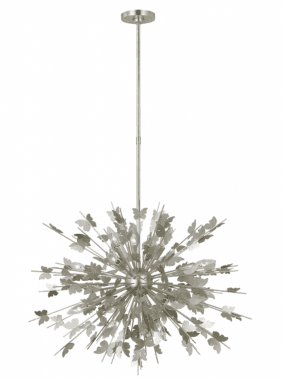 Santiago Chandelier, 12-Light, Matte Black with Warm Brass Accents, 45"W (1-1934-12-143 AHWY1)