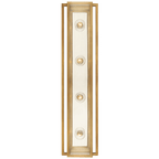 Solitude Wall Sconce, Integrated LED, Antique Nickel, Optic Haze Quartz (BWS31270-AN YUEX014CYZ)