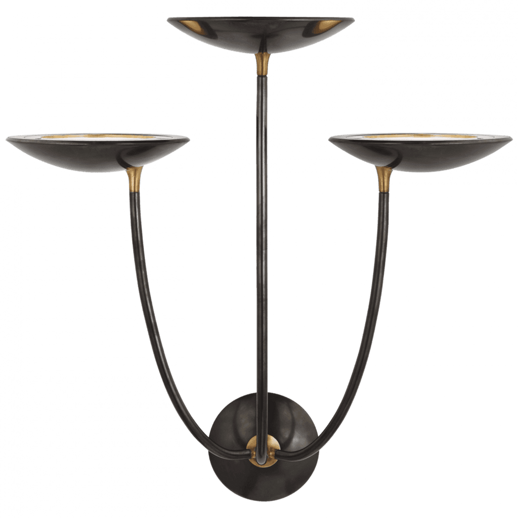 Keira Large Triple Sconce