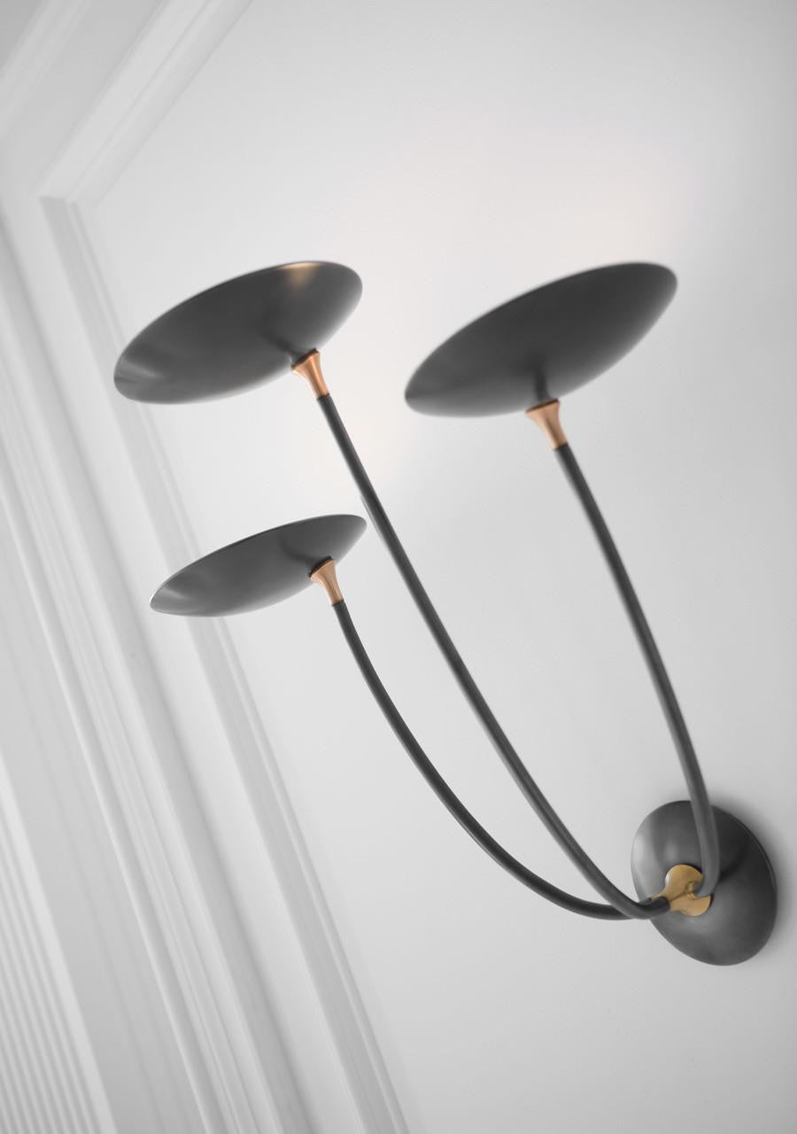 Keira Large Triple Sconce
