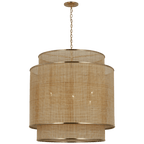 Bau Pendant, 1-Light, Nightshade Black, 18"W (700TDBAU18B-LED930 70PDEVV)