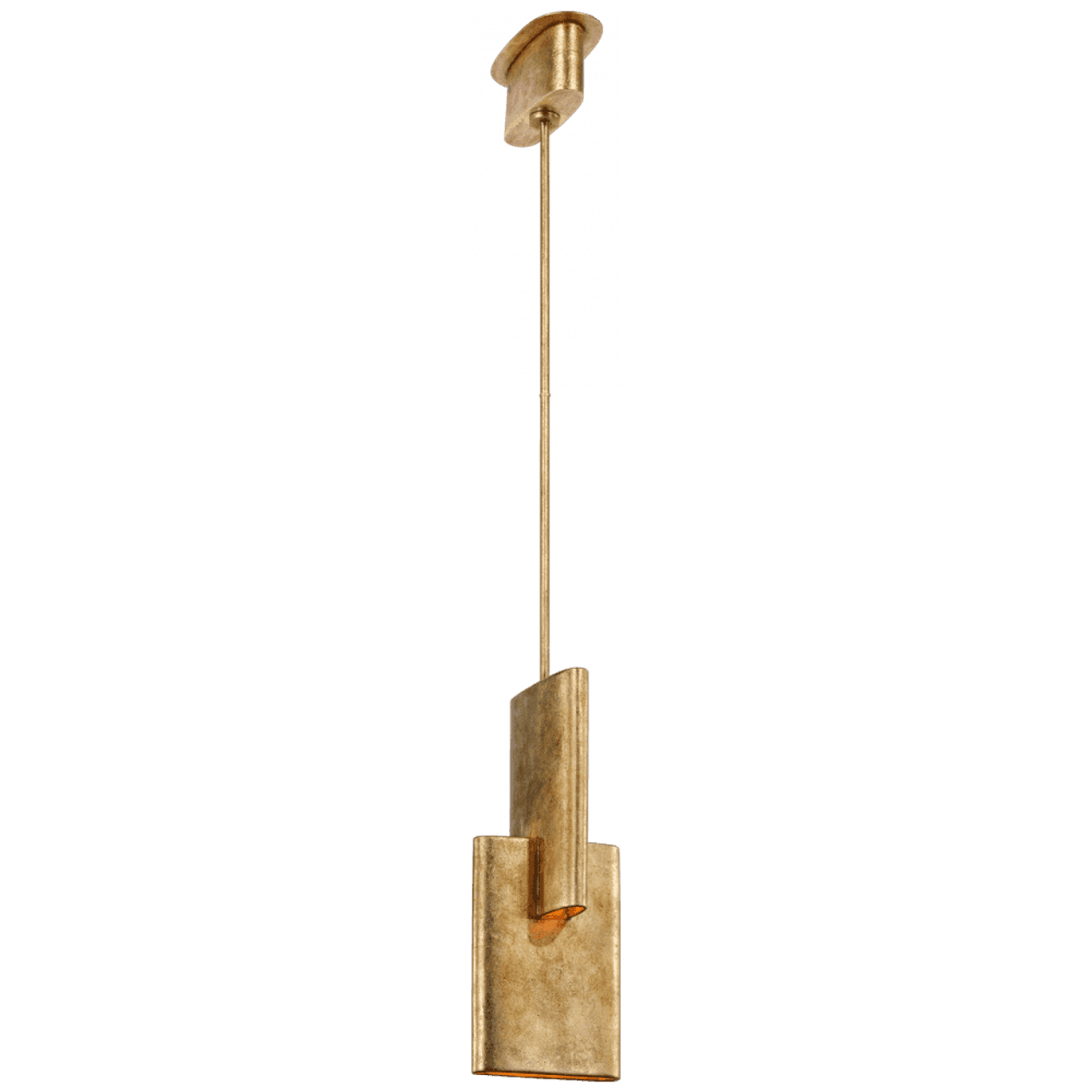 Cara Medium Sculpted Pendant - Bronze