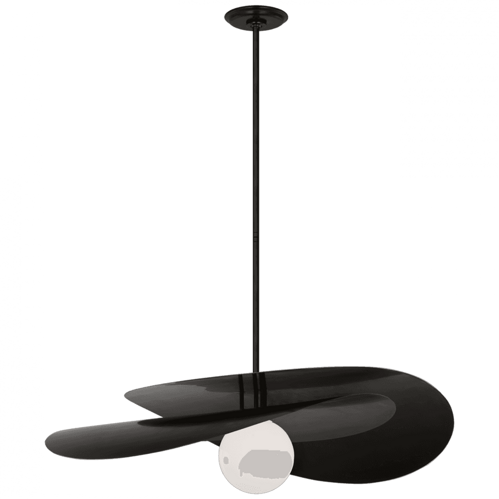 Gatsby Pendant, 3-Light, LED, Ink, 9.2"W (139058-LED-STND-89-CR 5Z5XUX)