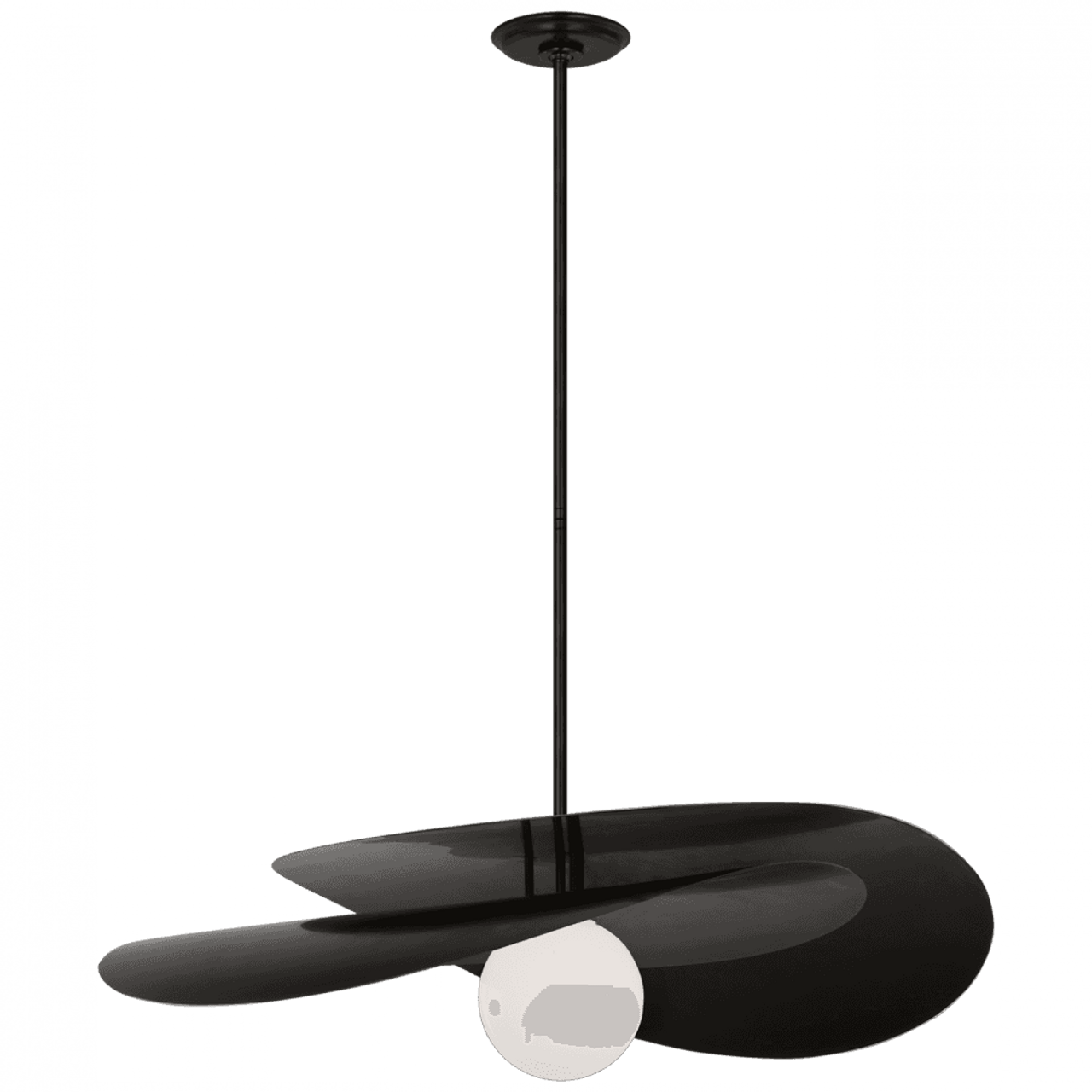 Gatsby Pendant, 3-Light, LED, Ink, 9.2"W (139058-LED-STND-89-CR 5Z5XUX)