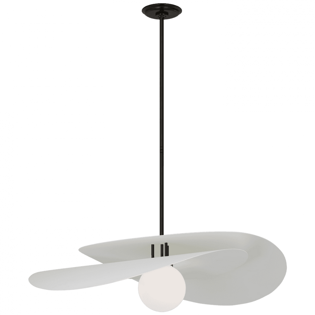 Gatsby Pendant, 3-Light, LED, Sterling, 9.2"W (139058-LED-STND-85-CR 5Z5XUV)