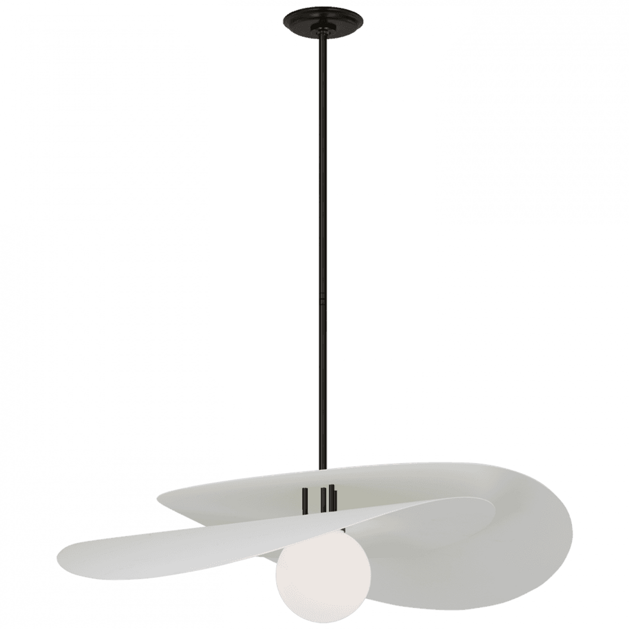 Gatsby Pendant, 3-Light, LED, Sterling, 9.2"W (139058-LED-STND-85-CR 5Z5XUV)