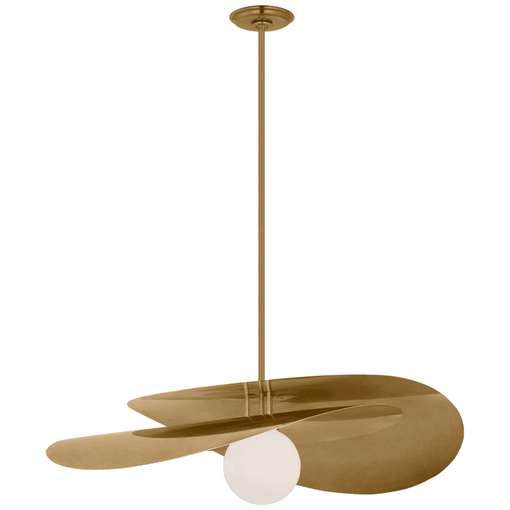 Gatsby Pendant, 3-Light, LED, Ink, 9.2"W (139058-LED-STND-89-CR 5Z5XUX)