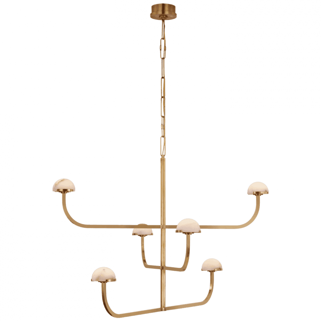 Pedra Three Tier Shallow Chandelier