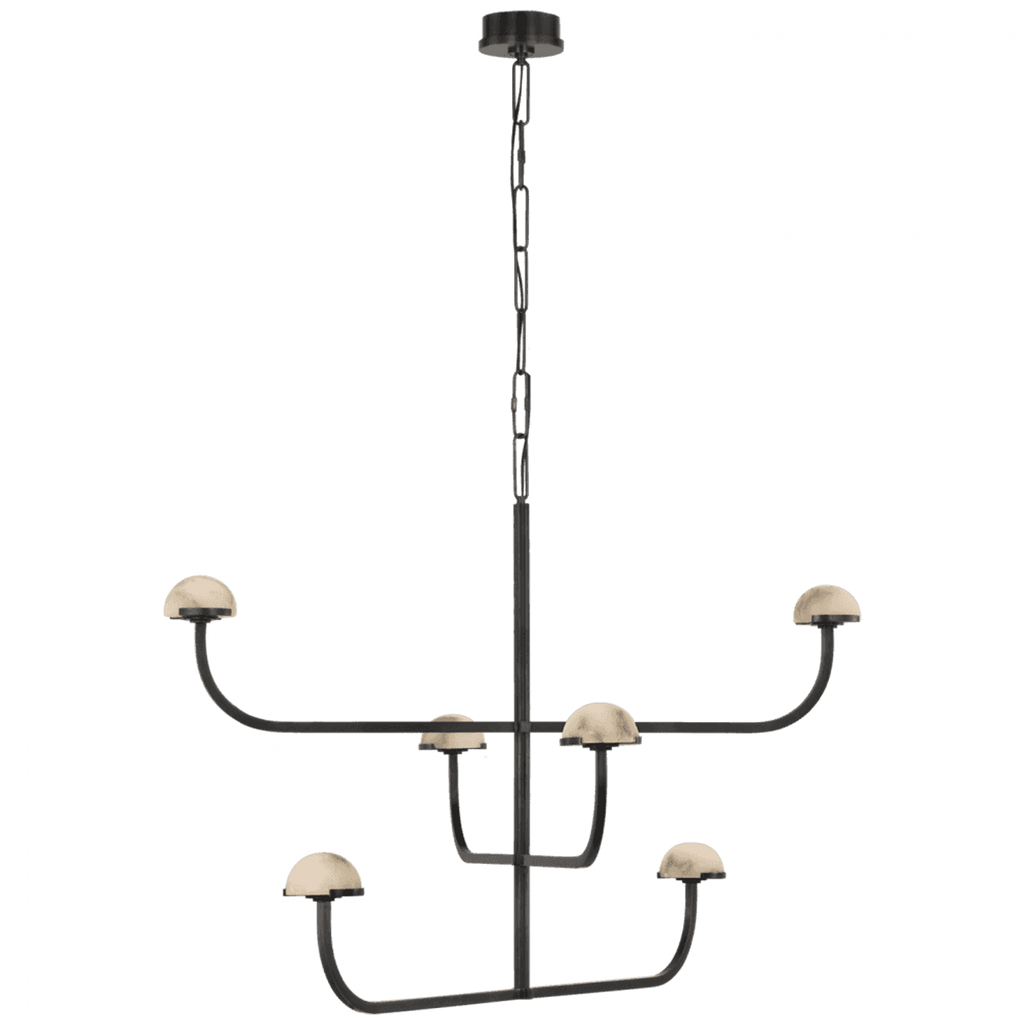 Pedra Three Tier Shallow Chandelier