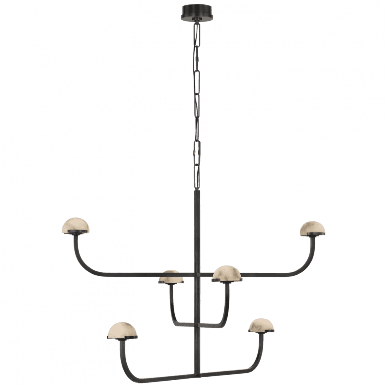 Pedra Three Tier Shallow Chandelier