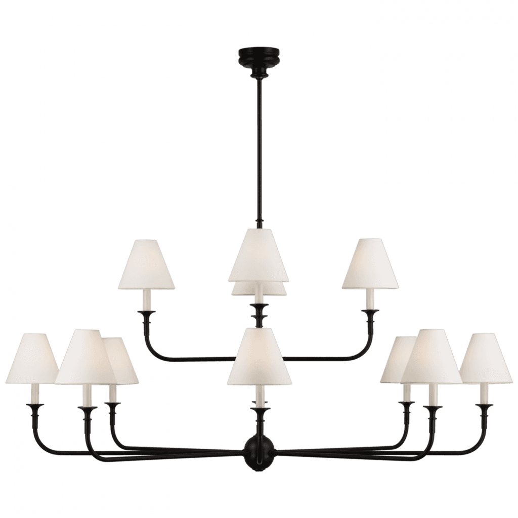 Piaf Grande Two-Tier Chandelier