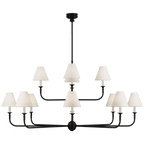 Piaf Grande Two-Tier Chandelier