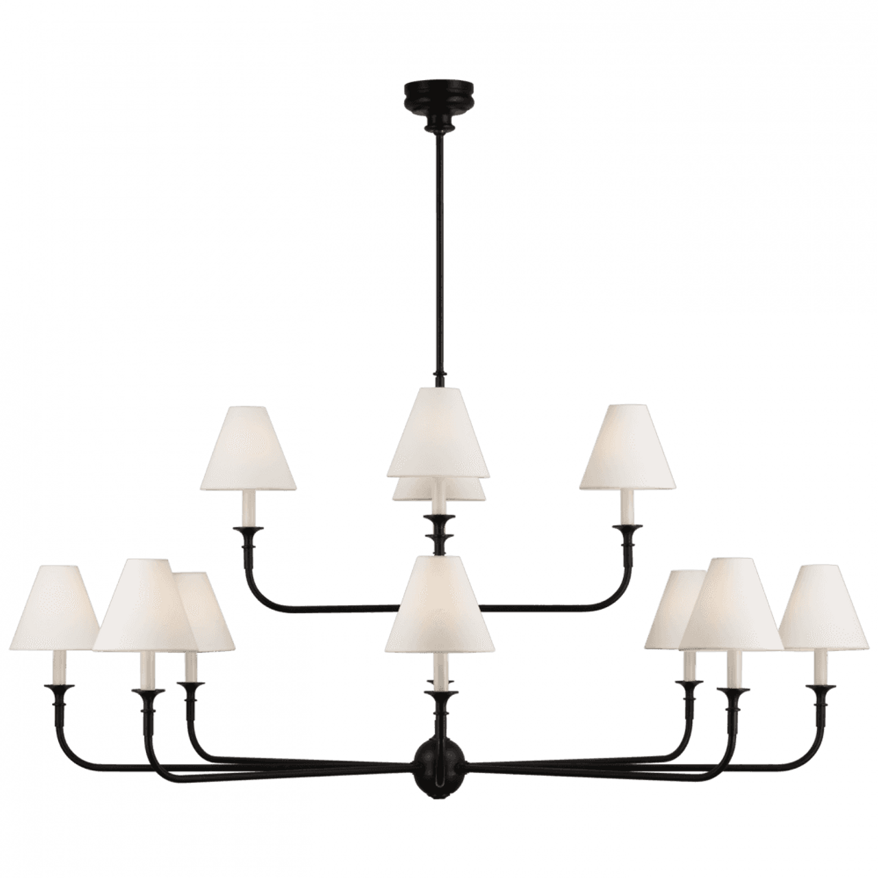 Piaf Grande Two-Tier Chandelier