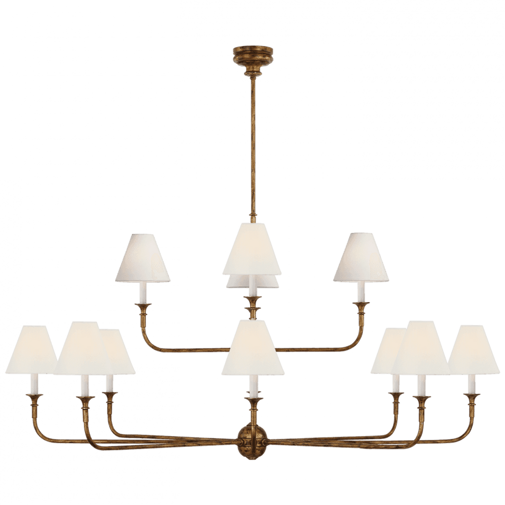 Piaf Grande Two-Tier Chandelier