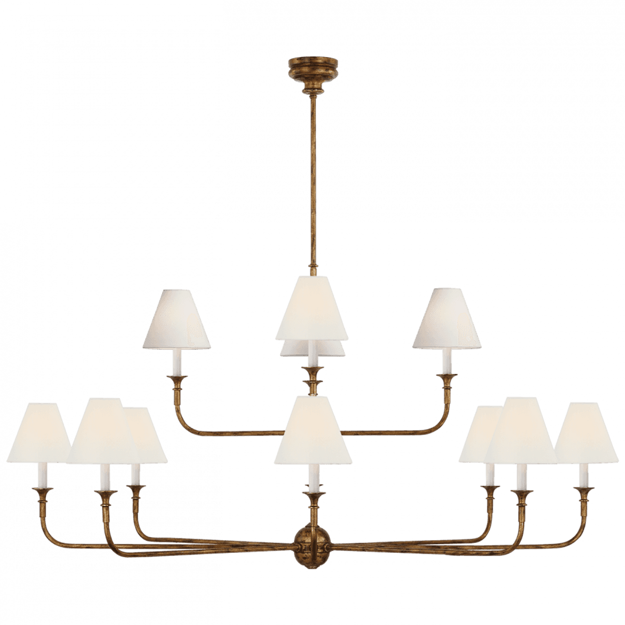 Piaf Grande Two-Tier Chandelier