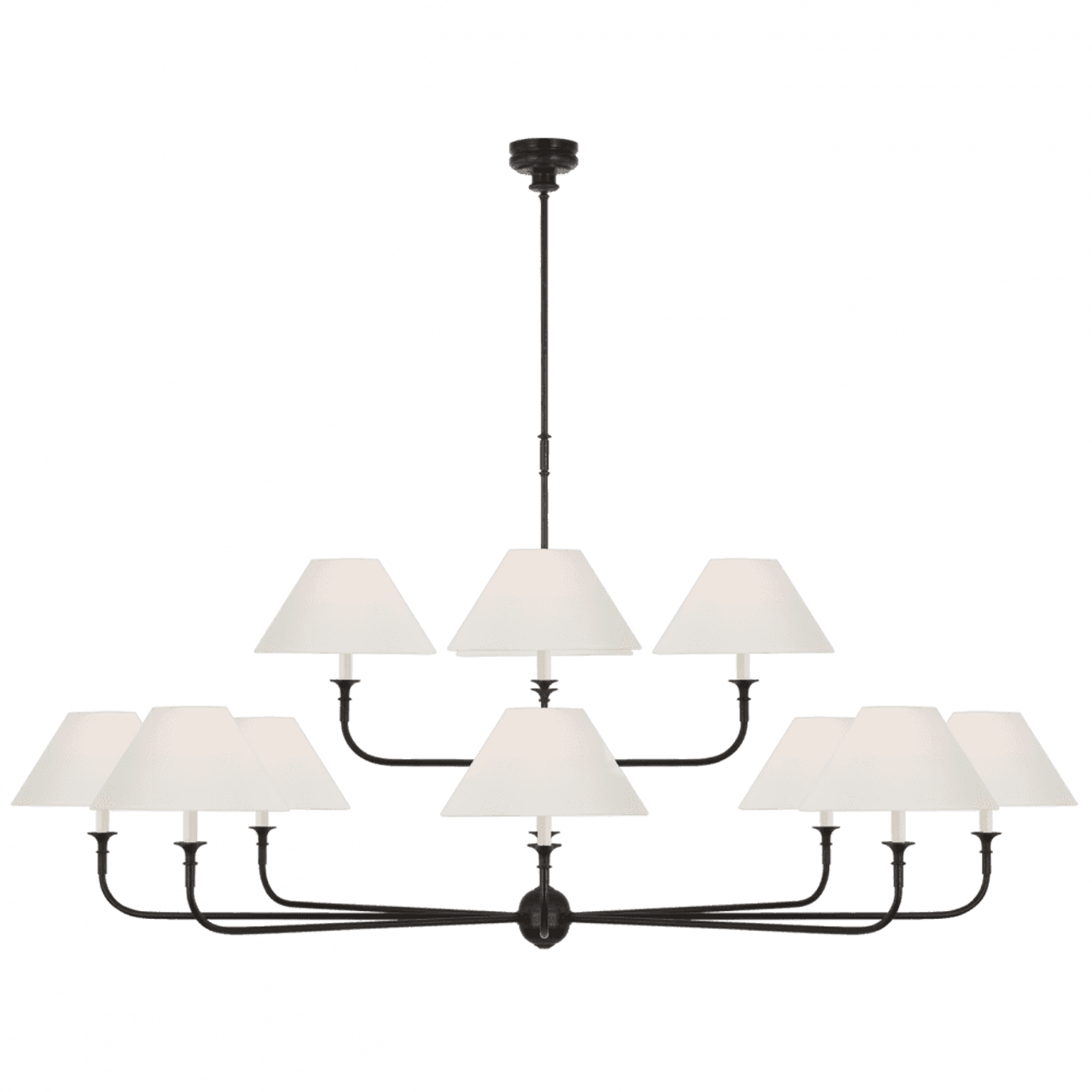 Piaf Oversized Two Tier Chandelier