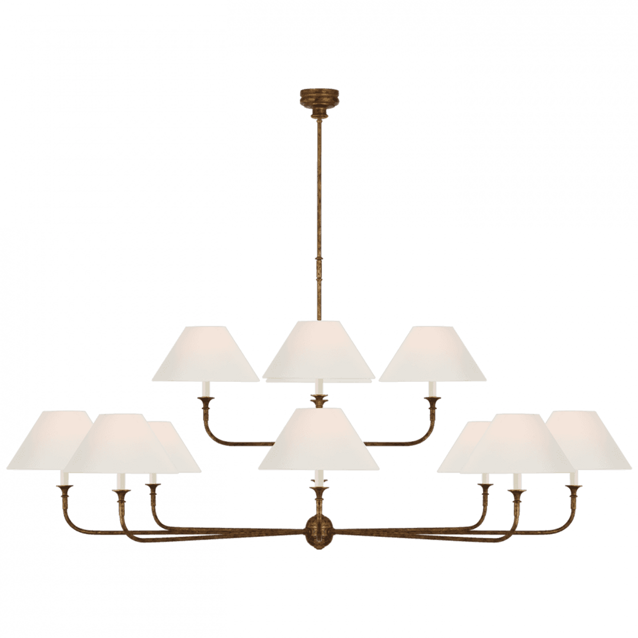 Piaf Oversized Two Tier Chandelier